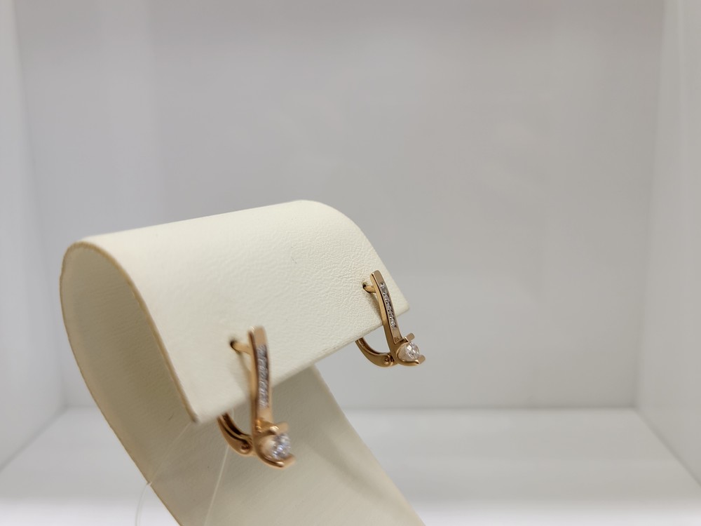 С0750-120 СЕРЬГИ БРИЛЛИАНТ (Au 585)