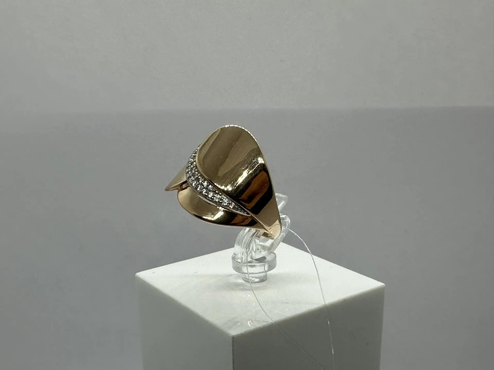 КОЛЬЦО С КАМНЯМИ (Au 585)