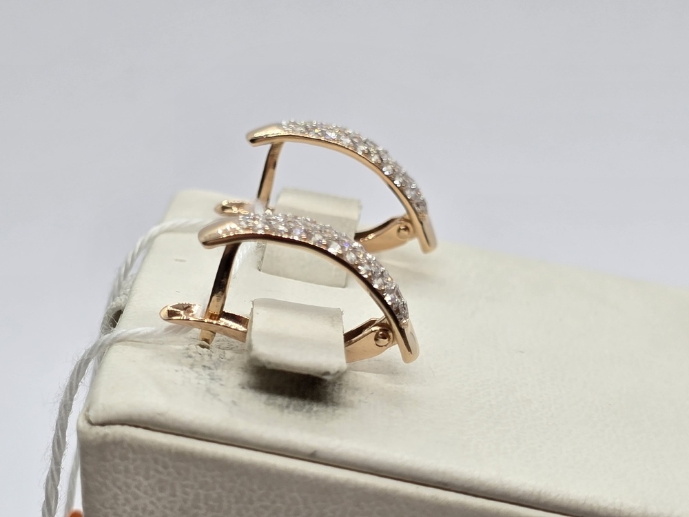 СЕРЬГИ С КАМНЯМИ (Au 585)