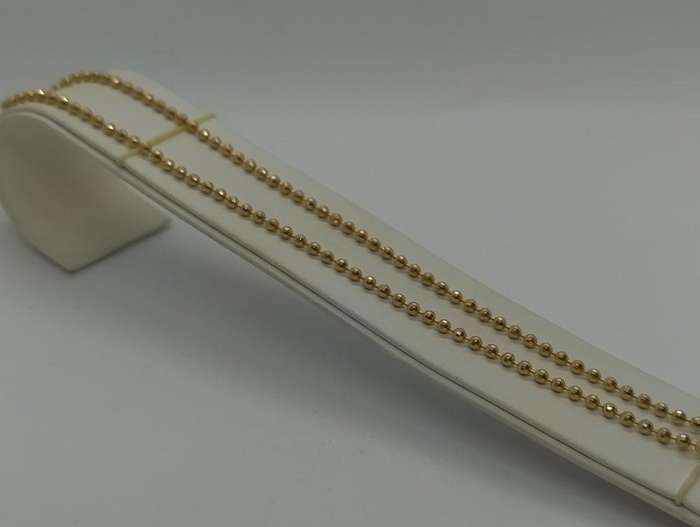 ЦЛПА585 ЦЕПЬ ПОЛНОВЕСНАЯ Перлина (Au 585)