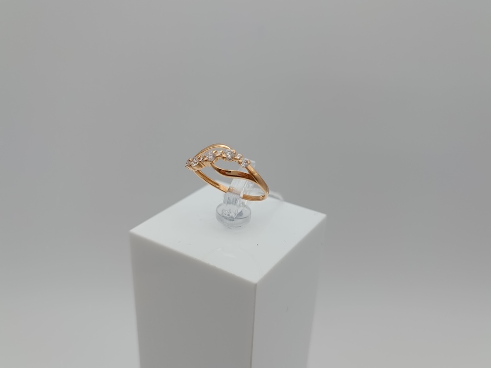 КОЛКМИ585 КОЛЬЦО С КАМНЯМИ (Au 585)