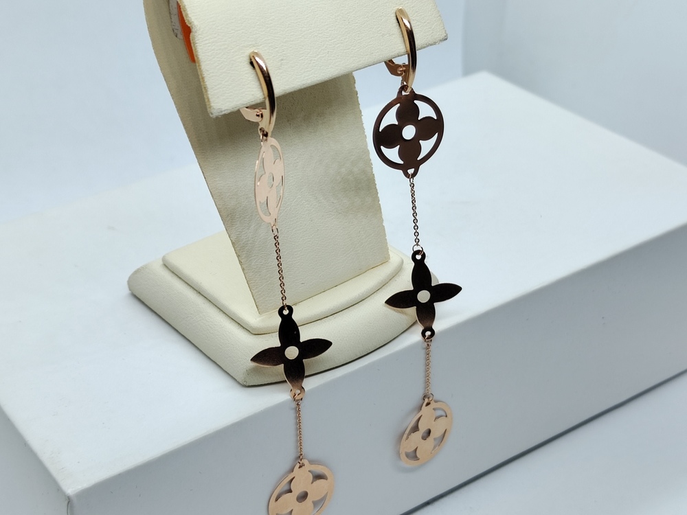 СЕРЬГИ БЕЗ КАМНЯ (Au 585)