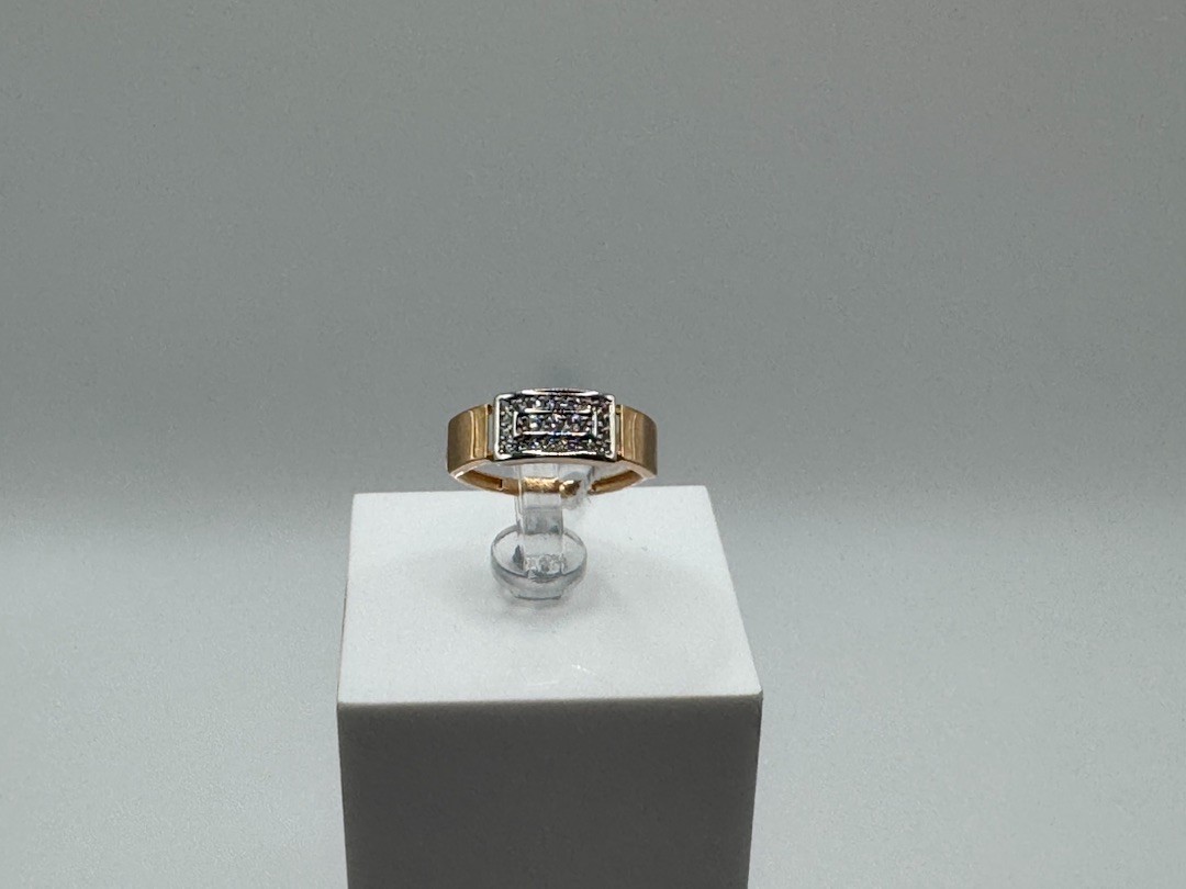 КОЛКМИ585 КОЛЬЦО С КАМНЯМИ (Au 585)