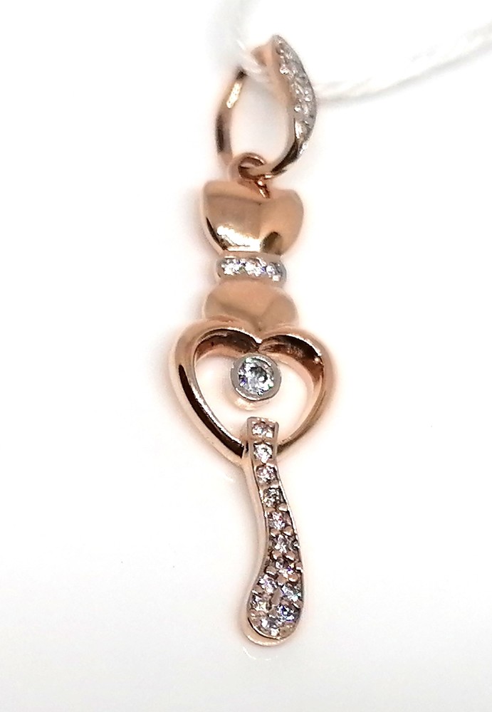 ПОДВЕСКА С КАМНЯМИ (Au 585)