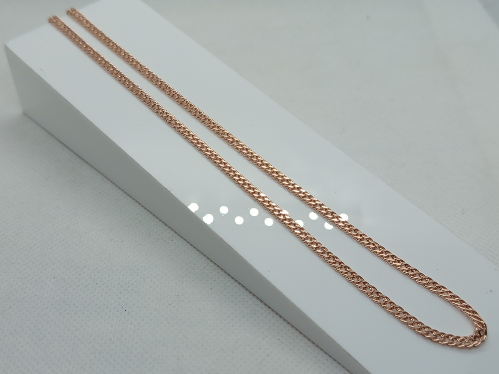 ЦЕПЬ ПУСТОТЕЛАЯ Ромб двойной (Au 585)