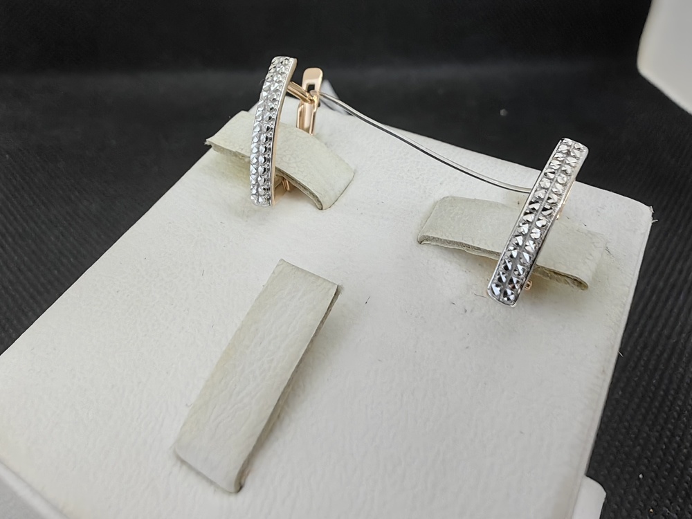 СЕРЬГИ БЕЗ КАМНЯ (Au 585)