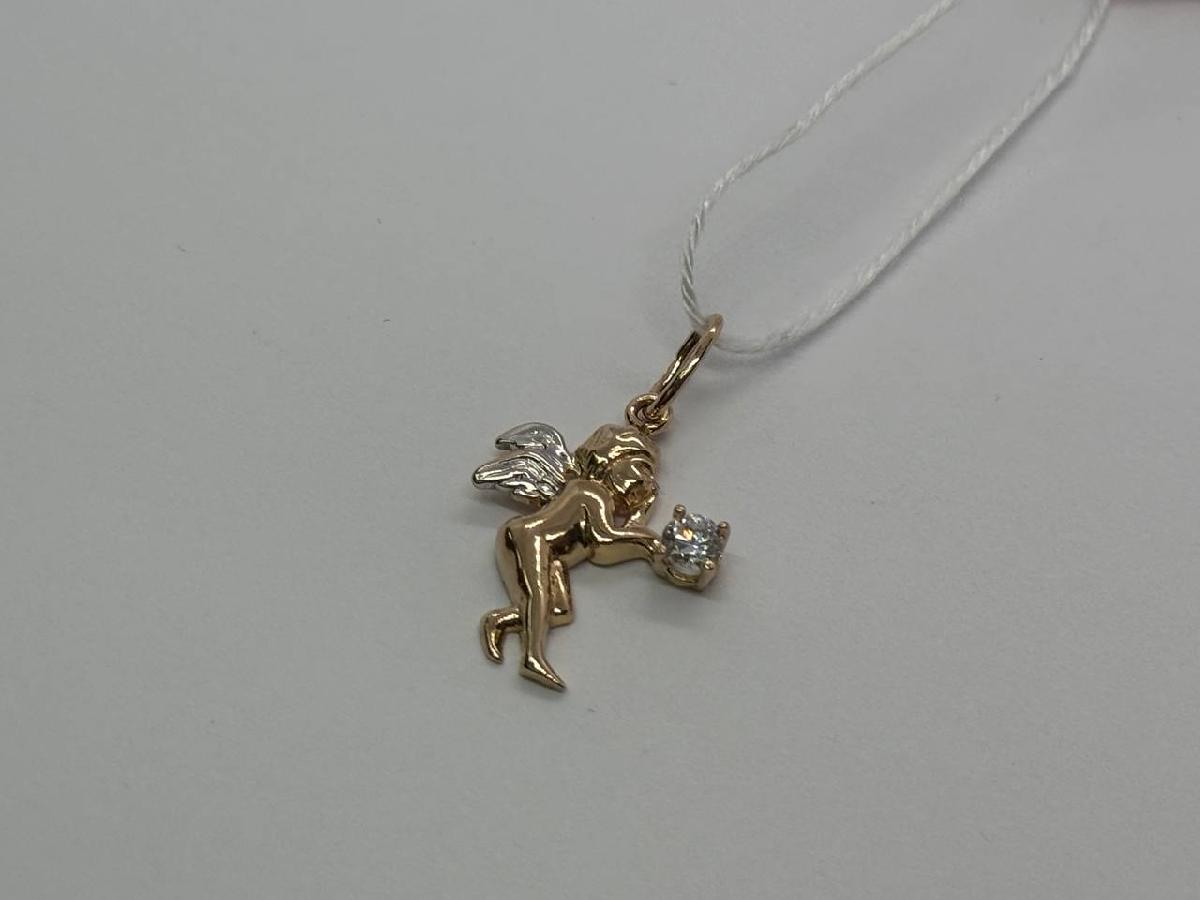 ПОДКМ585 ПОДВЕСКА С КАМНЕМ (Au 585)