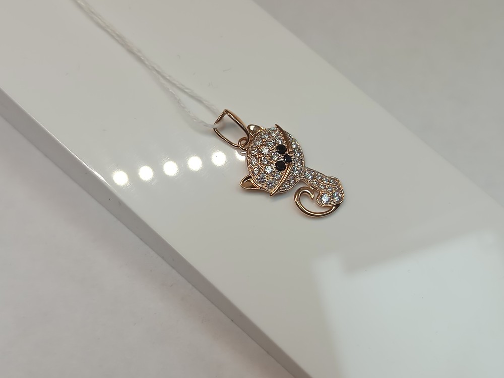 ПОДКМИ585 ПОДВЕСКА С КАМНЯМИ (Au 585)