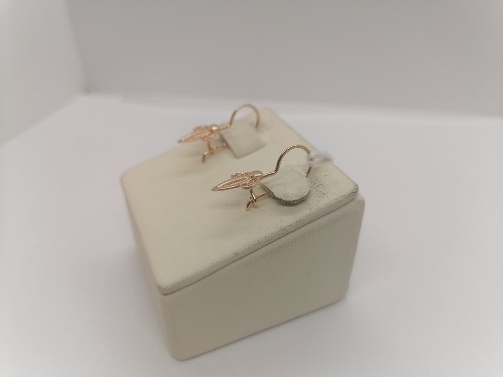 СЕРЬГИ БЕЗ КАМНЯ (Au 585)