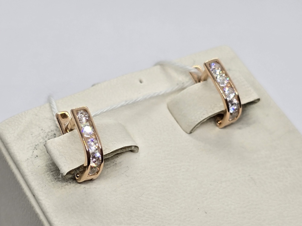 СЕРЬГИ С КАМНЯМИ (Au 585)