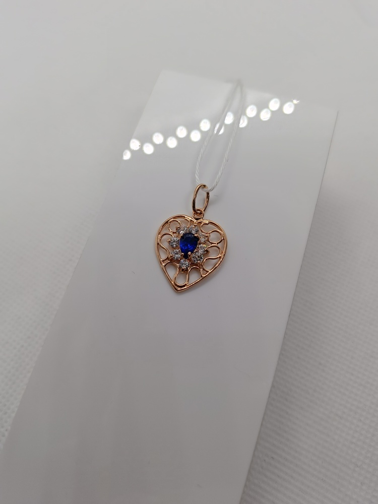 ПОДВЕСКА С КАМНЯМИ (Au 585)