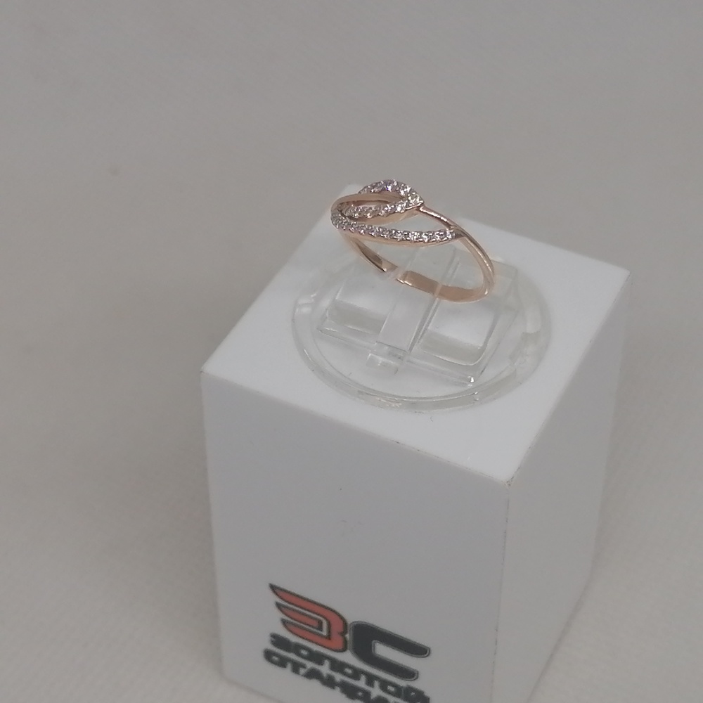 КОЛЬЦО С КАМНЯМИ (Au 585)