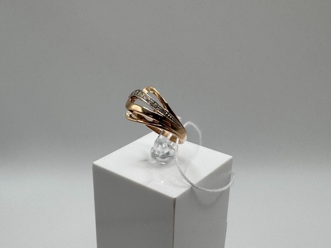 КОЛКМИ585 КОЛЬЦО С КАМНЯМИ (Au 585)