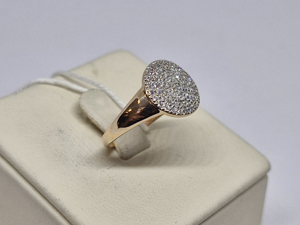 КОЛКМИ585 КОЛЬЦО С КАМНЯМИ (Au 585)