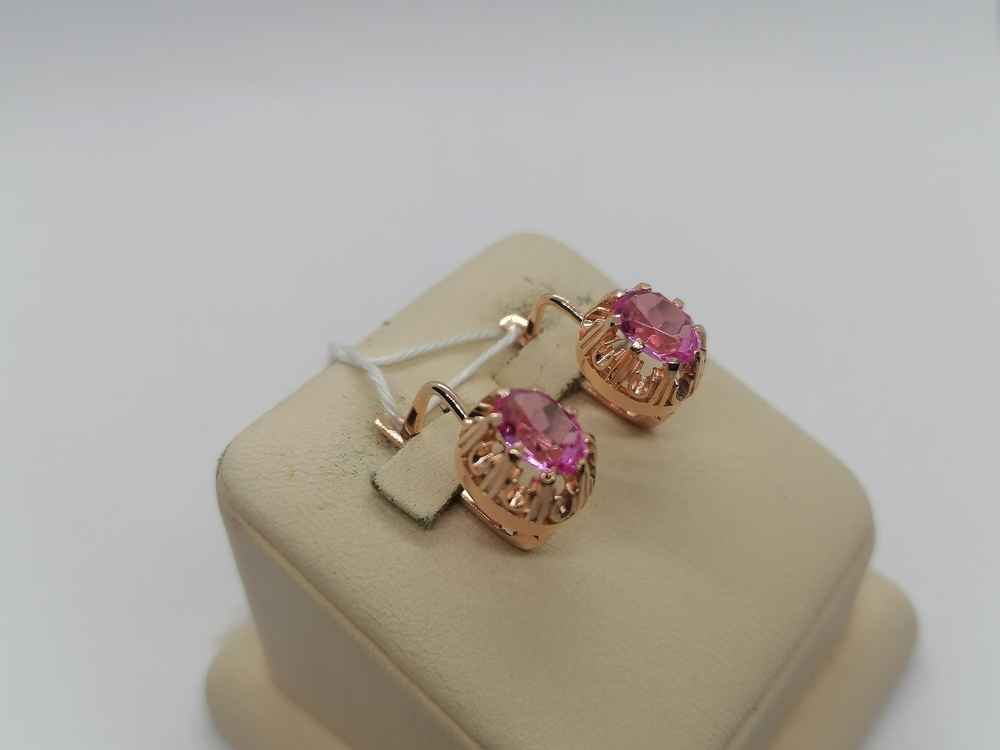 СЕРЬГИ С КАМНЕМ (Au 583)