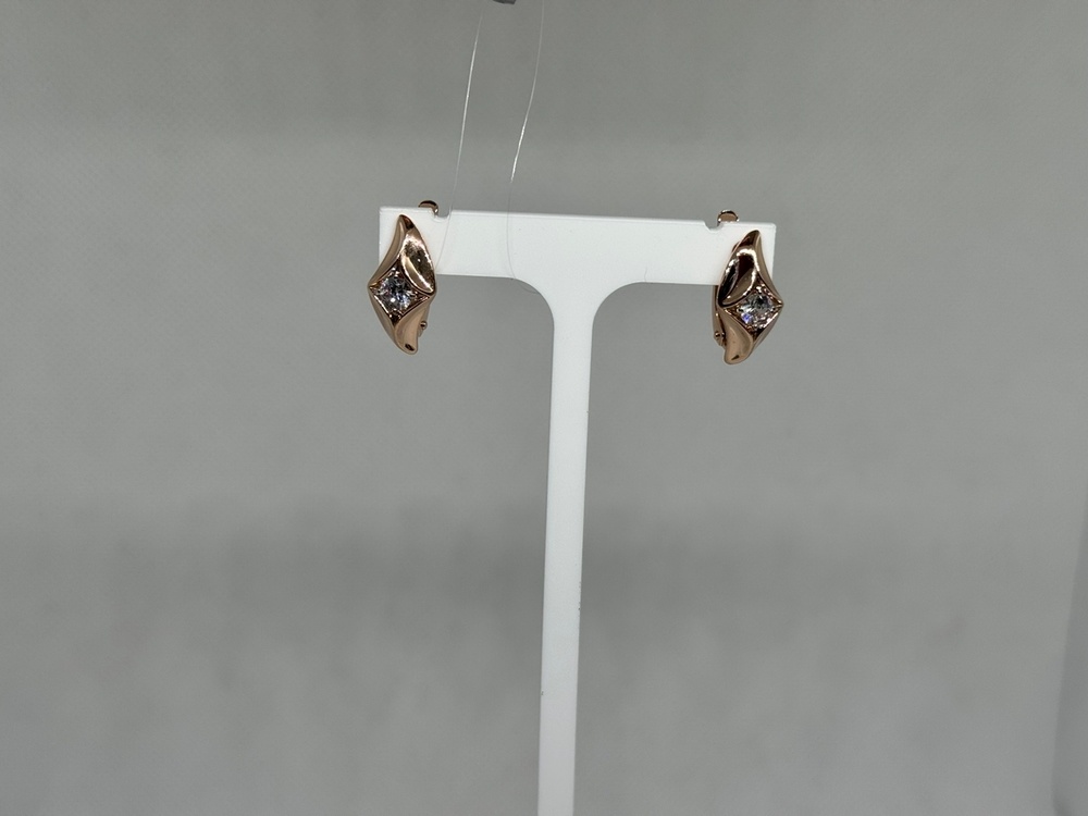 СЕРЬГИ С КАМНЕМ (Au 585)