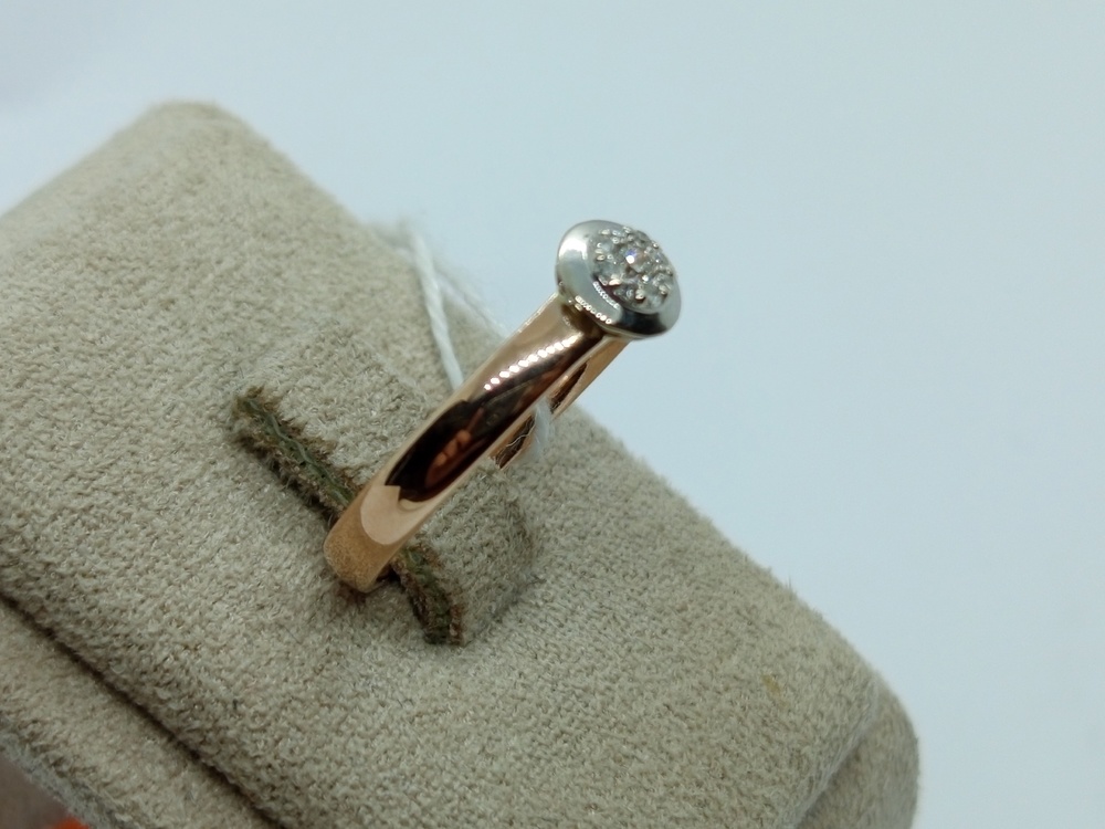 КОЛЬЦО БРИЛЛИАНТ Au 585