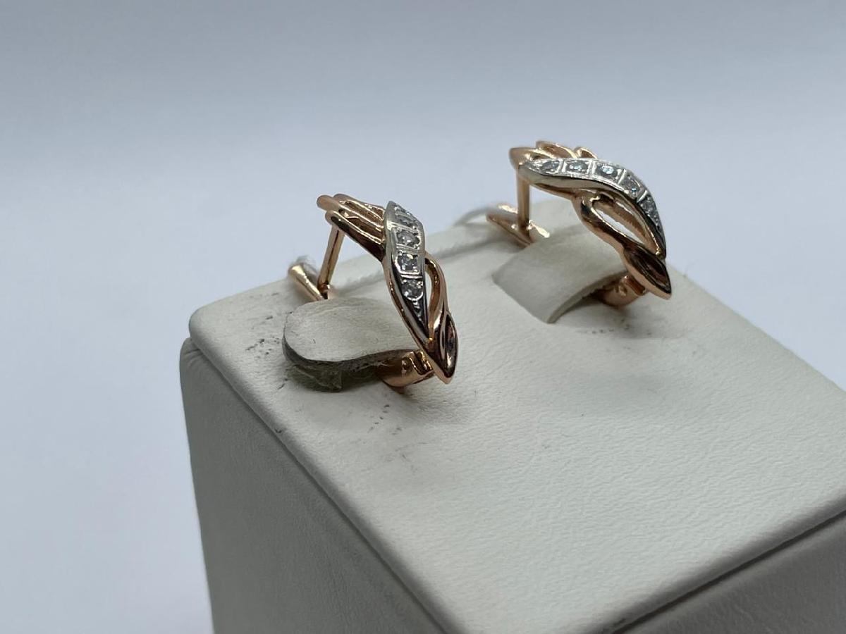 СЕРЬГИ С КАМНЯМИ (Au 585)