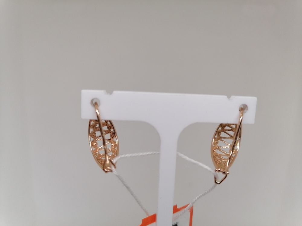 СЕРЬГИ БЕЗ КАМНЯ (Au 585)