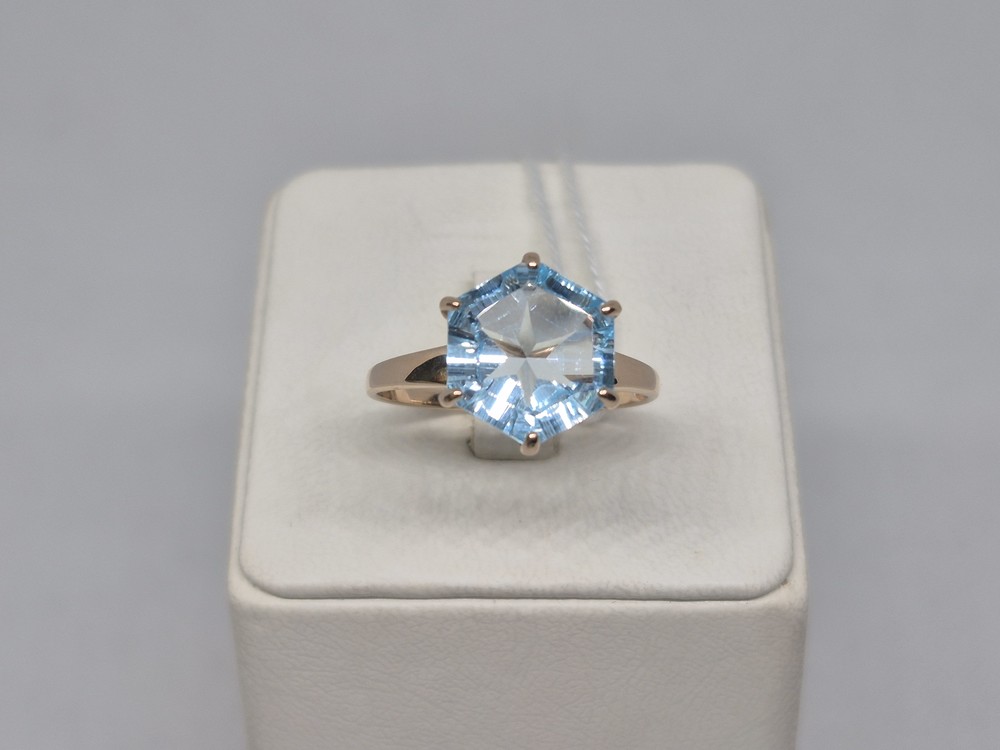 КОЛКМ585 КОЛЬЦО С КАМНЕМ (Au 585)