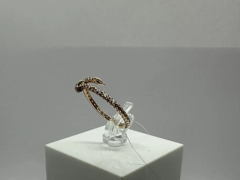 КОЛЬЦО С КАМНЯМИ (Au 585)