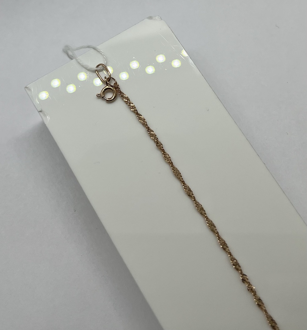 БРАСЛЕТ ПОЛНОВЕСНЫЙ Сингапур Au 585