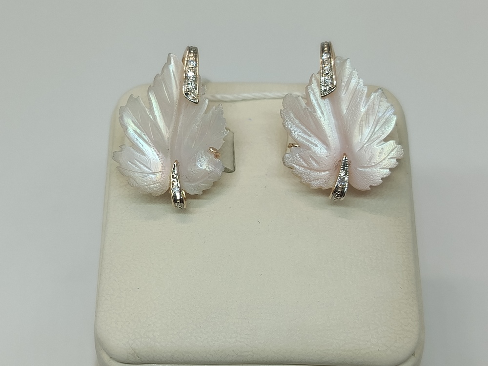 СЕРЬГИ С КАМНЯМИ (Au 585)