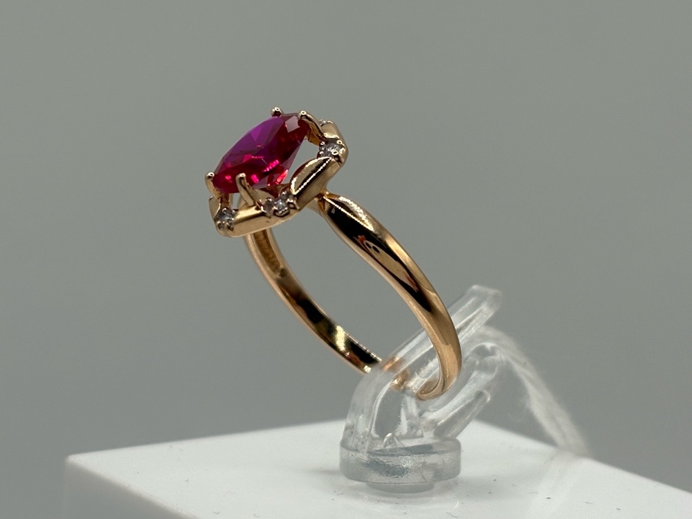 КОЛКМИ585 КОЛЬЦО С КАМНЯМИ (Au 585)