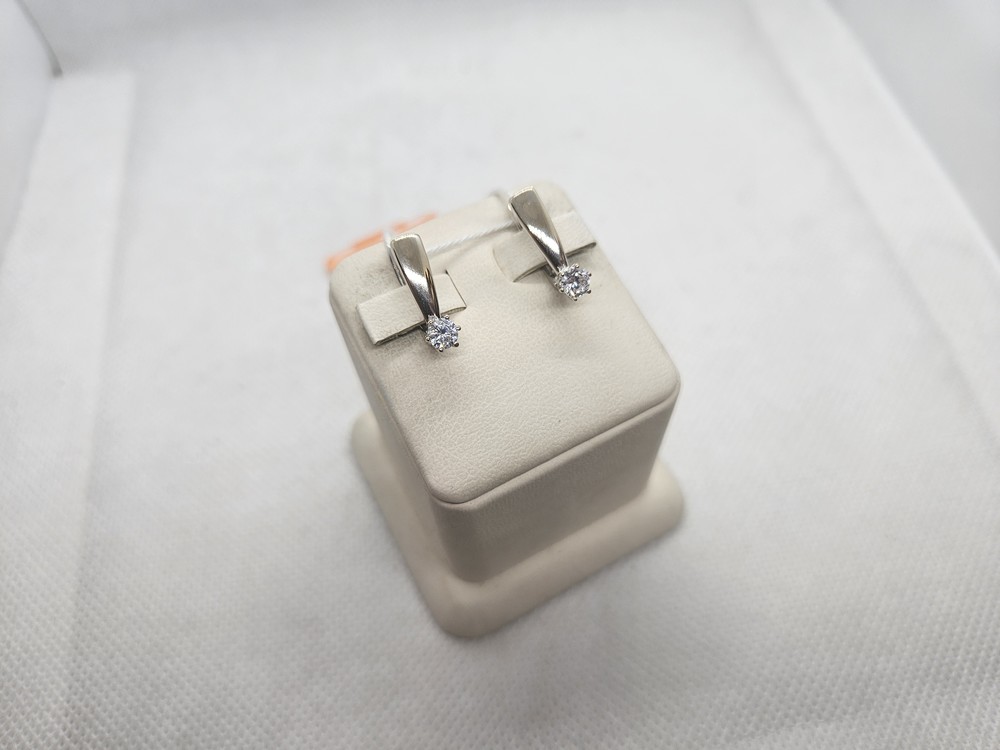 СЕРЬГИ С КАМНЕМ (Au 585)