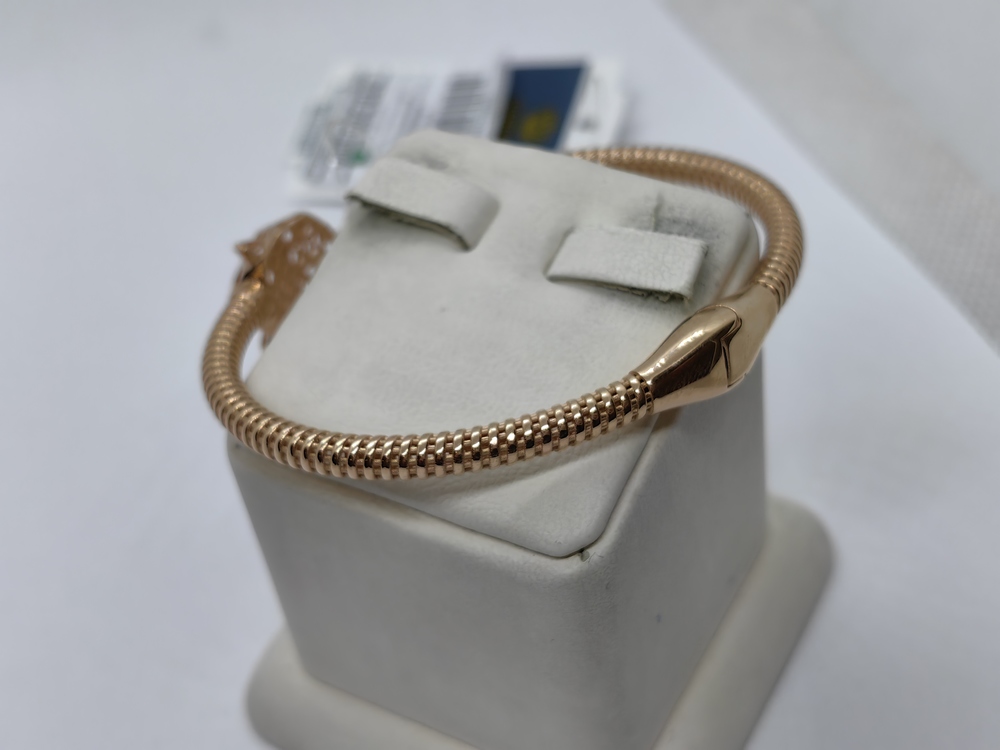 БРАСЛЕТ ЖЕСТКИЙ с камнями (Au 585)