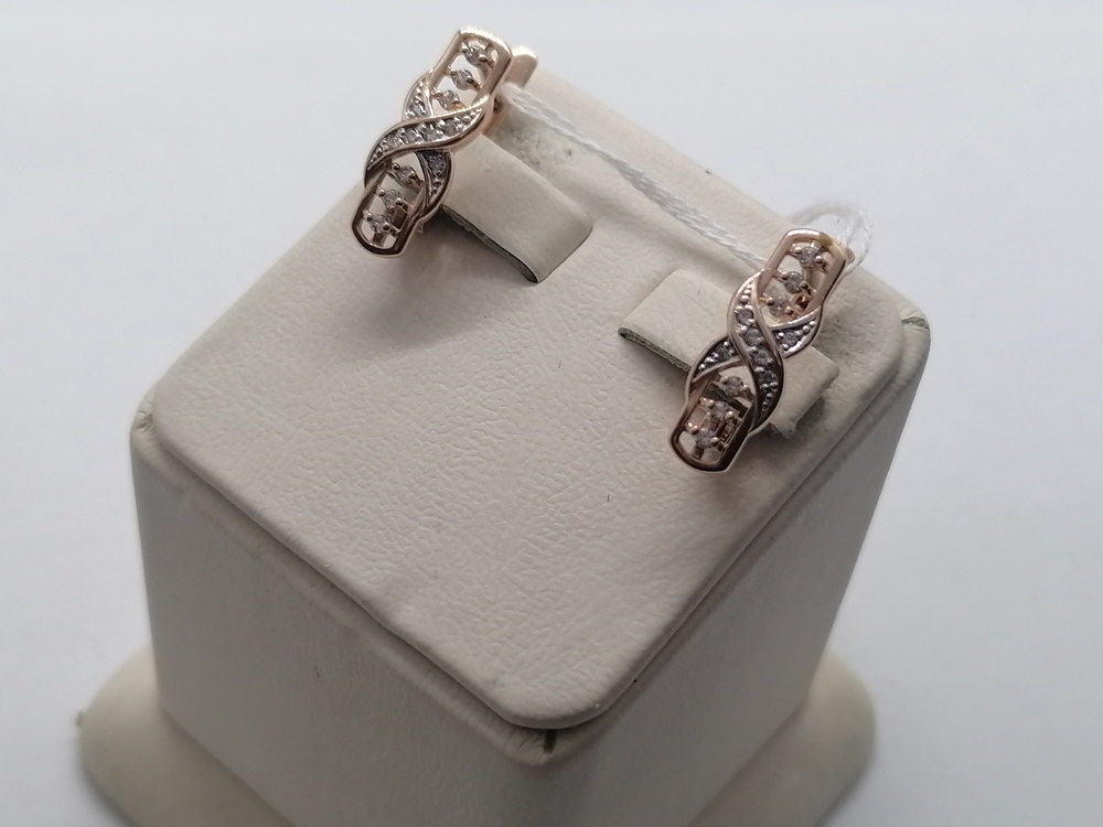 СЕРЬГИ С КАМНЯМИ (Au 585)