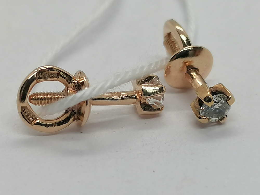 СЕРЬГИ ПУСЕТЫ (Au 585)