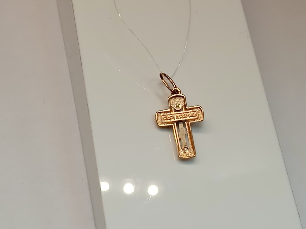 ПОДВЕСКА КРЕСТ (Au 585)