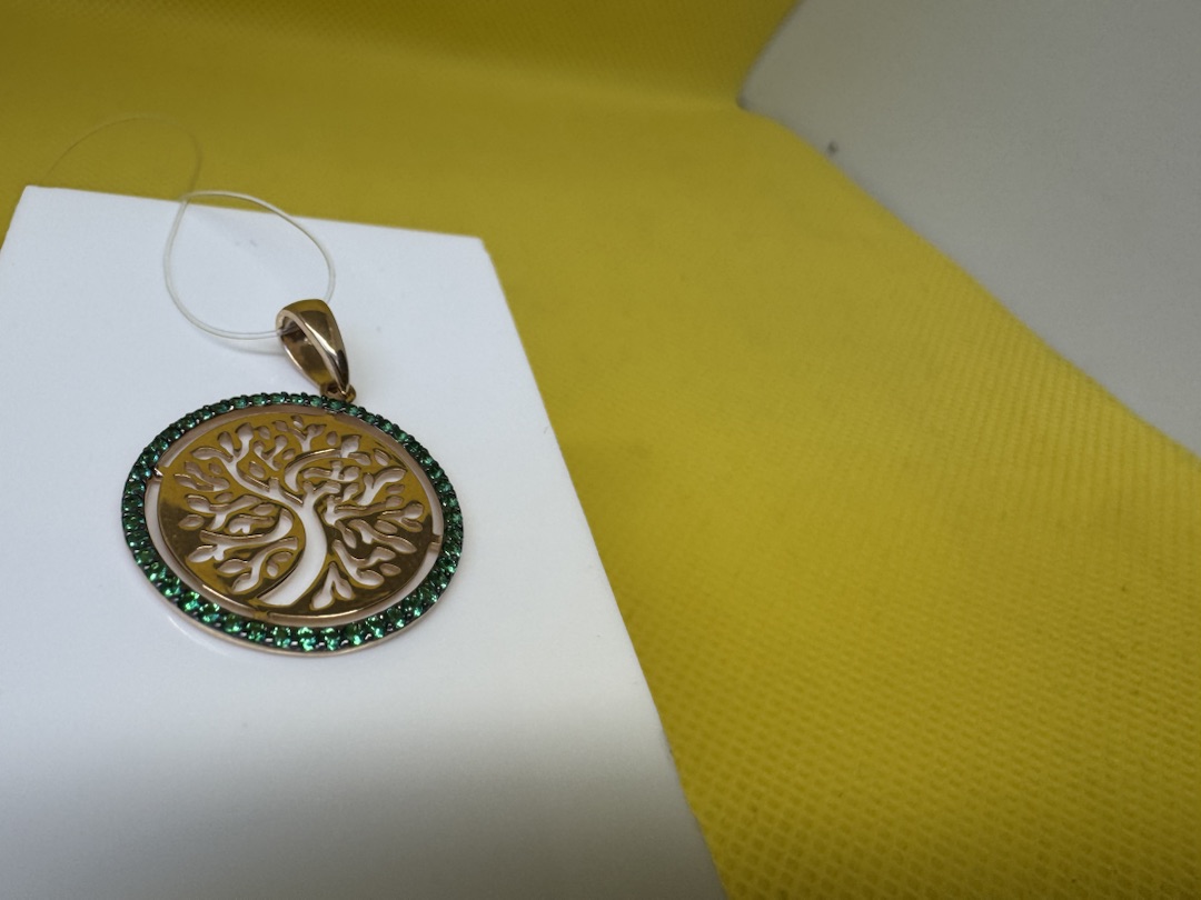 ПОДВЕСКА С КАМНЯМИ (Au 585)