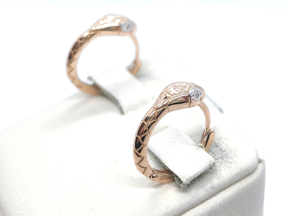 СЕРЬГИ С КАМНЯМИ (Au 585)