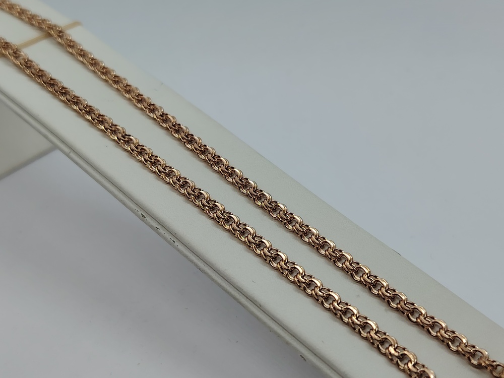 ЦПБС585 ЦЕПЬ ПУСТОТЕЛАЯ Бисмарк (Au 585)