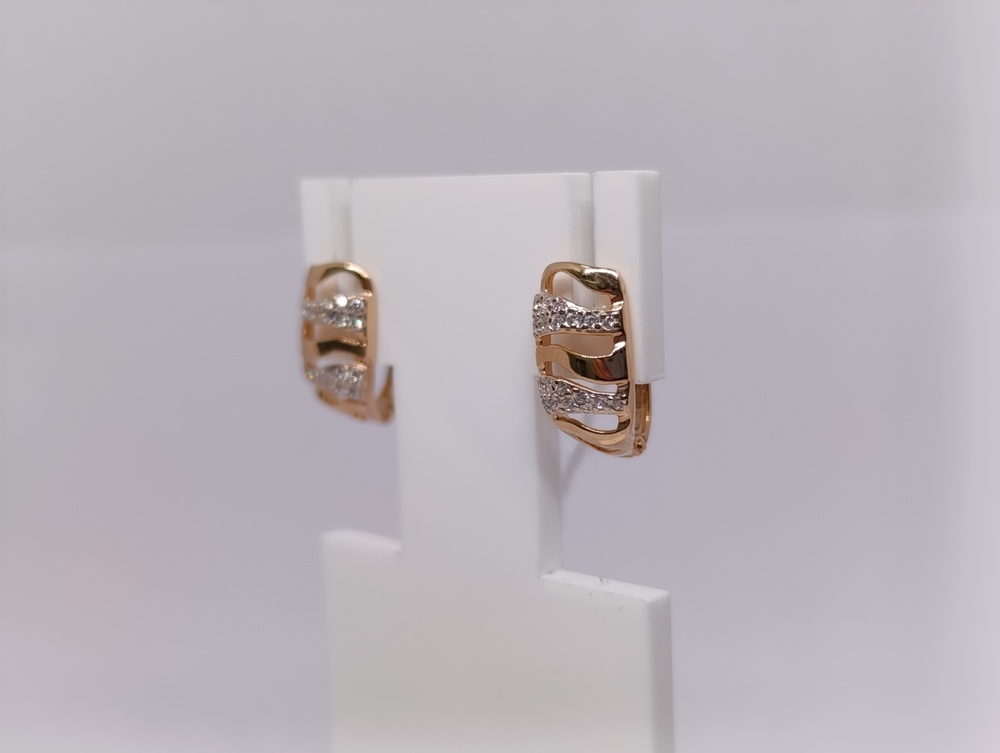 СЕРЬГИ С КАМНЯМИ (Au 585)