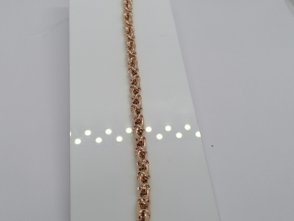 БРАСЛЕТ ПУСТОТЕЛЫЙ Фантазия (Au 585)