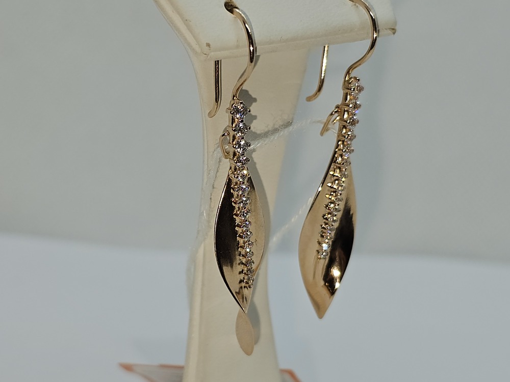 СЕРЬГИ С КАМНЯМИ (Au 585)