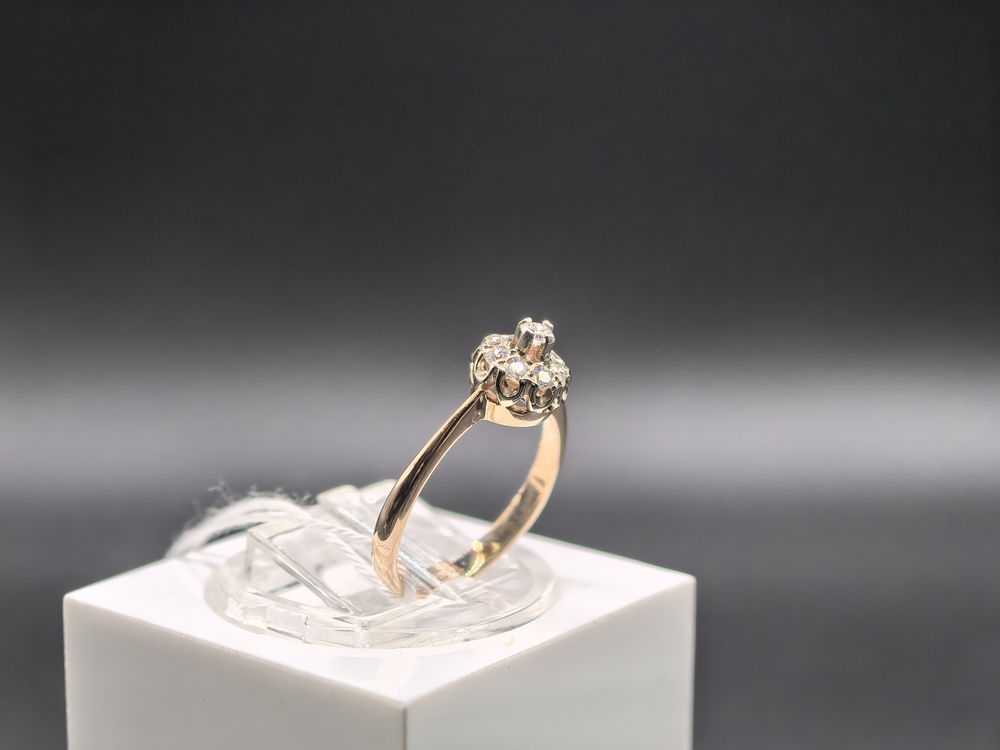 КОЛКМИ585 КОЛЬЦО С КАМНЯМИ (Au 585)