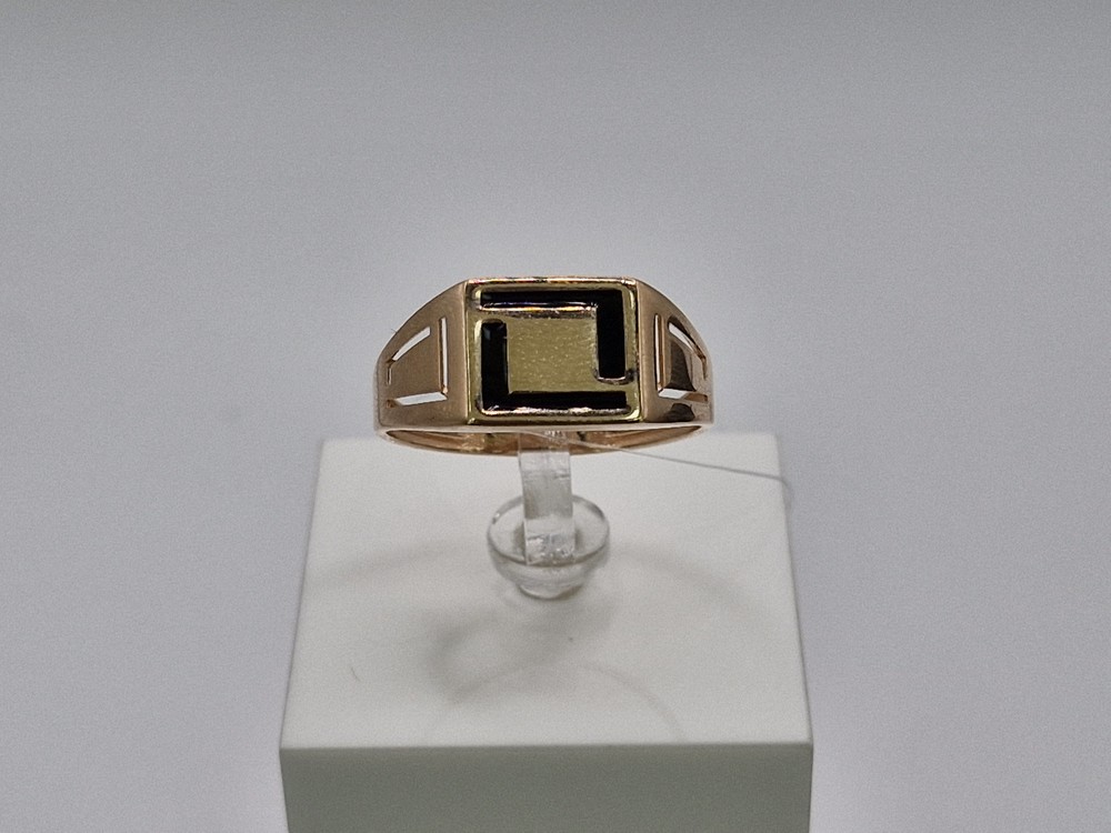 КОЛЬЦО ПЕЧАТКА Эмаль (Au 585)