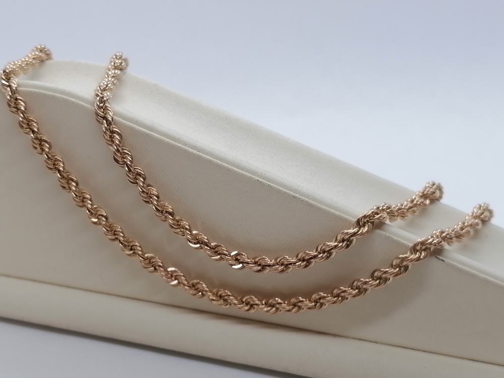 ЦЕПЬ ПОЛНОВЕСНАЯ Веревка (Au 585)