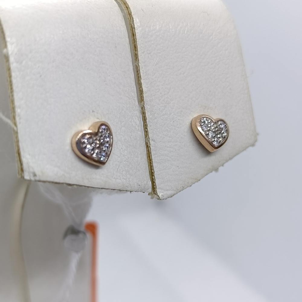 СПУС585 СЕРЬГИ ПУСЕТЫ (Au 585)