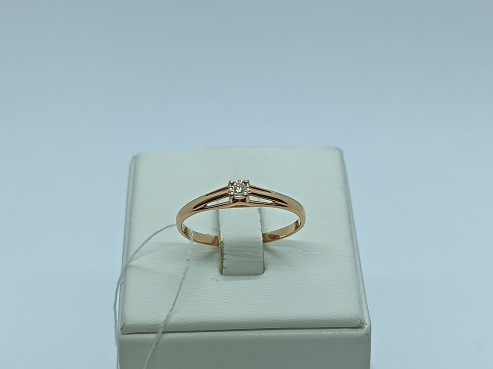 КОЛЬЦО БРИЛЛИАНТ Au 585