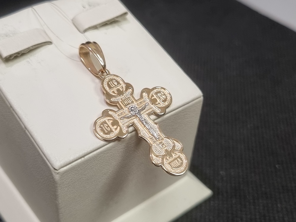 ПОДВЕСКА КРЕСТ (Au 585)