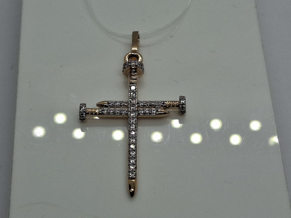 ПОДВЕСКА С КАМНЯМИ (Au 585)