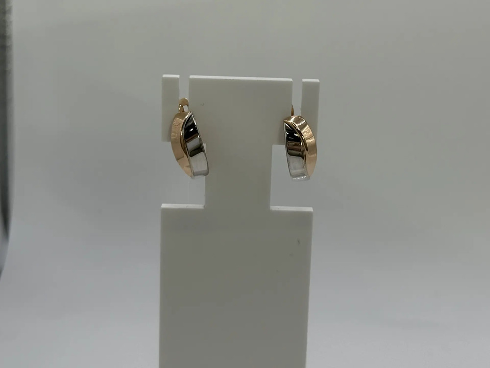 СЕРЬГИ БЕЗ КАМНЯ (Au 585)