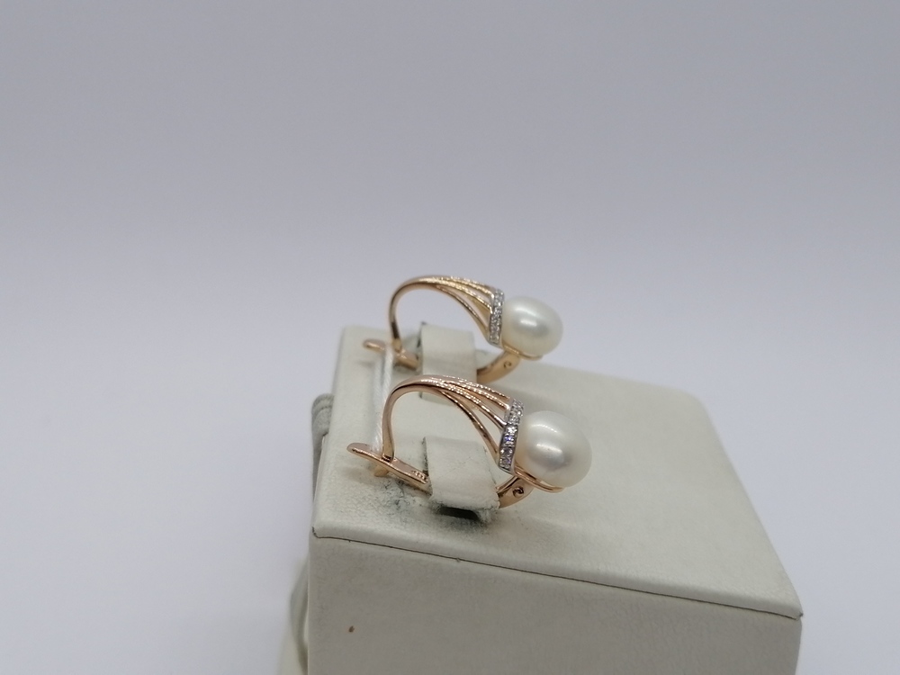 СЕРЬГИ С КАМНЯМИ (Au 585)