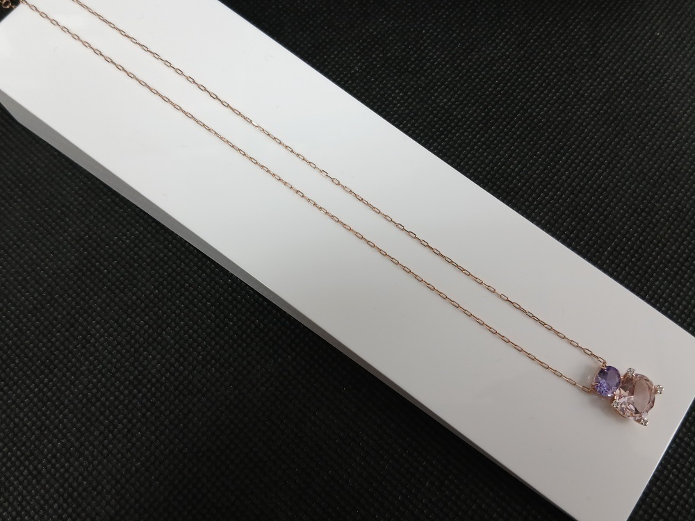 КОЛЬЕ С КАМНЯМИ Au 585