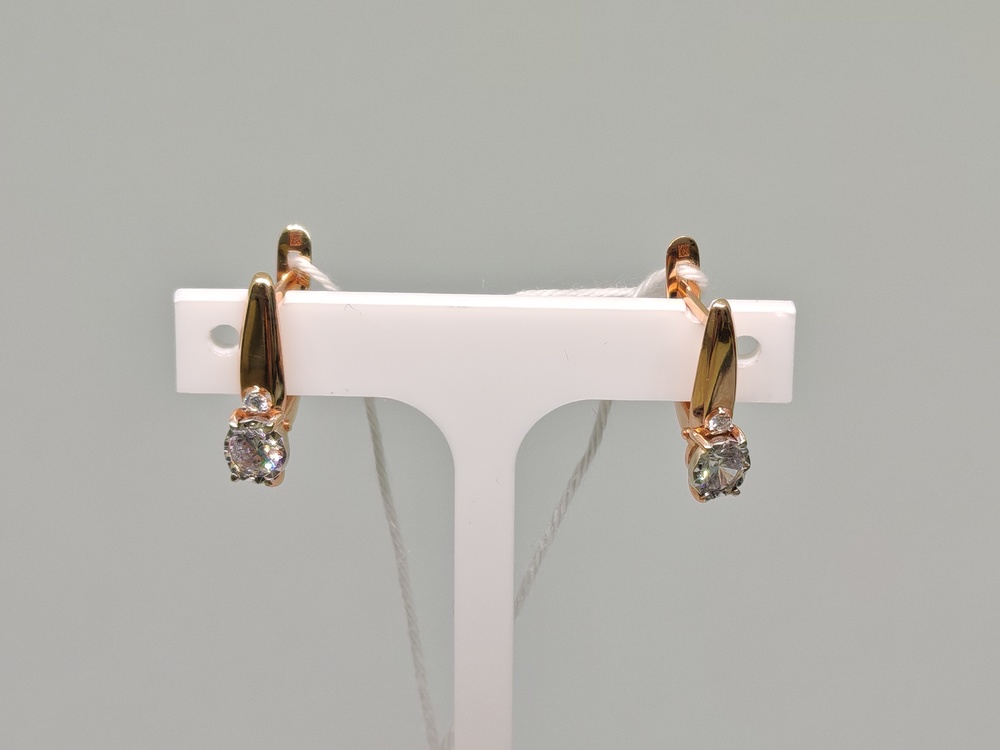 СЕРЬГИ С КАМНЯМИ (Au 585)